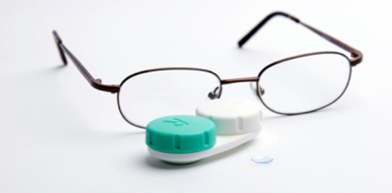 caring for contact lenses